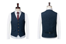 Load image into Gallery viewer, Dark Blue Green Classic Style Suit