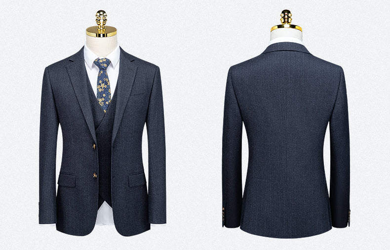 Grey Wool Blend Vintage Suit – JT Menswear