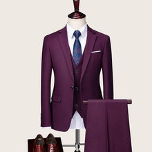 Load image into Gallery viewer, Purple Tuxedo Suit