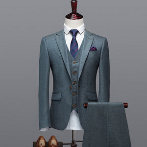 Grey Modern Style Suit