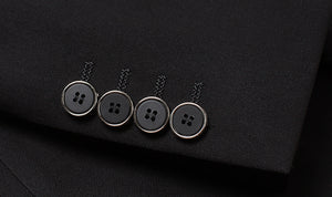 Black Single Button Suit