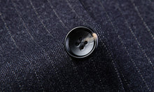 Load image into Gallery viewer, Dark Grey Stripe Pattern Suit