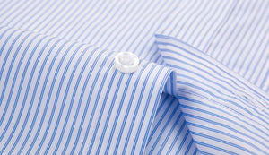 Blue Vertical Stripe Dress Shirt