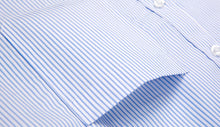 Load image into Gallery viewer, Blue Vertical Stripe Dress Shirt