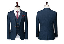 Load image into Gallery viewer, Dark Blue Green Classic Style Suit
