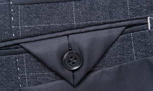 Grey Check Pattern Single Button Blazer