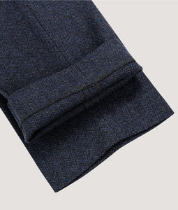 Blue Wool Blend Vintage Suit