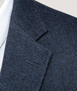 Blue Wool Blend Vintage Suit