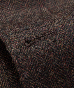 Brown Wool Blend Vintage Suit