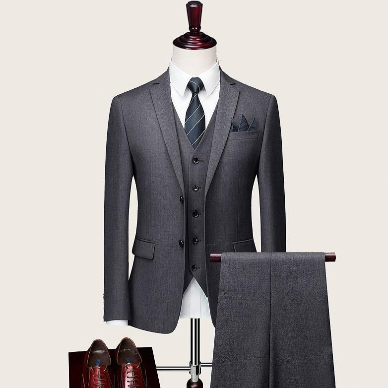 その他 TSJ SUITS 3P GRAY M Dobell Grey 3 Piece Suit | Dobell