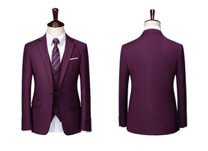 Purple Tuxedo Suit