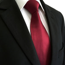 Load image into Gallery viewer, Classic Red Necktie &amp; Handkerchief