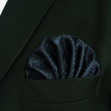 Load image into Gallery viewer, Dark Blue Necktie &amp; Handkerchief